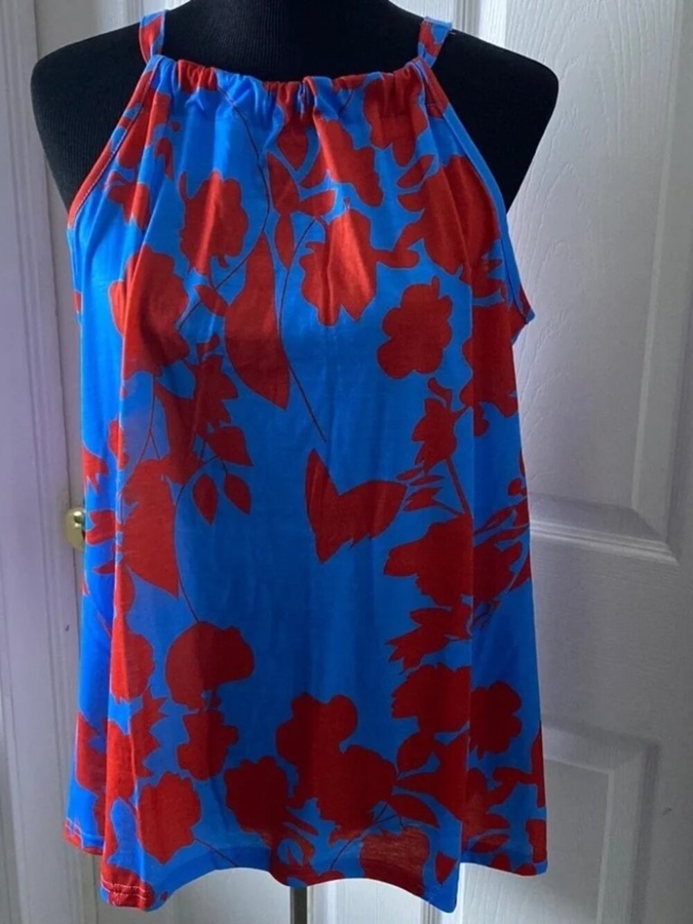 NWOT Blue & Red Women’s Sleeveless Tank Top